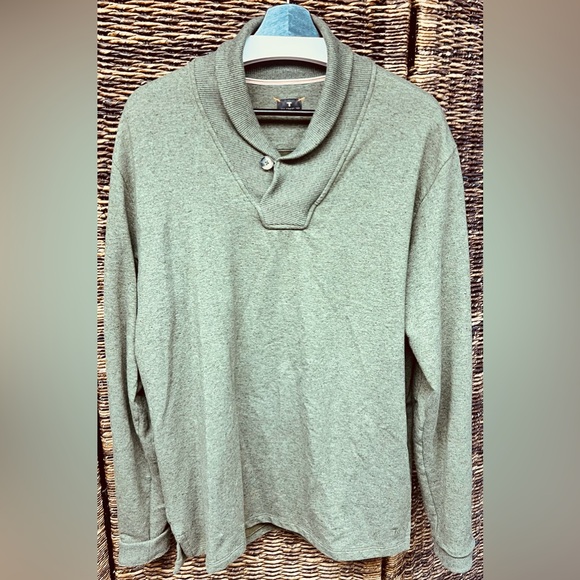 Left Coast Tee- Olive, Men’s Shirt with front button, Large - Picture 1 of 6